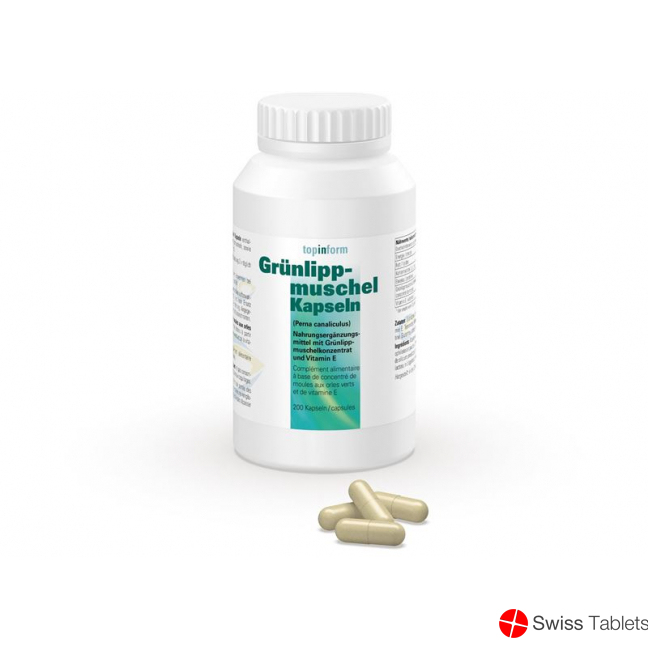 Alpinamed Greenlip Mussel Capsules 400mg 200 pieces buy online
