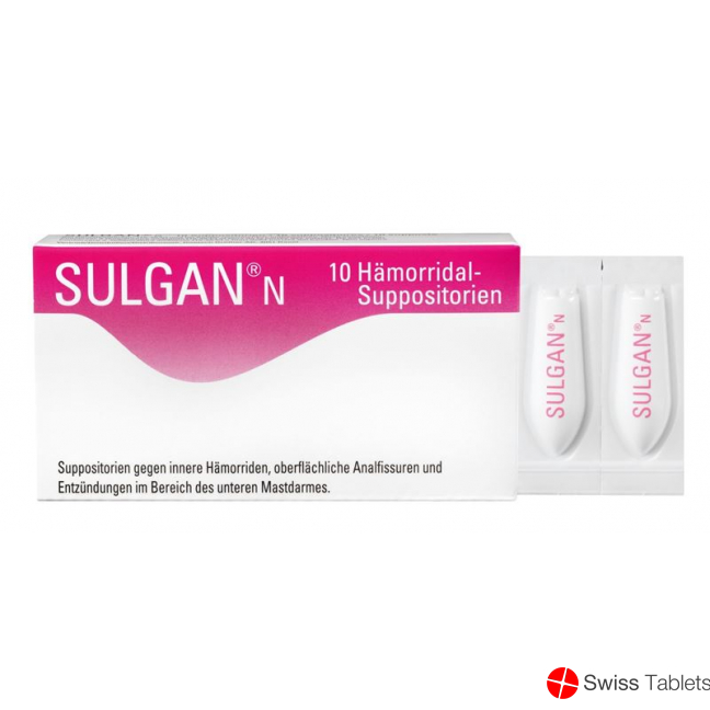 Sulgan N 10 Zäpfchen buy online