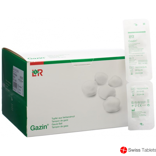 Gazin Tupf Verbandmull Grösse 3 20f St 25x 5 Stück buy online