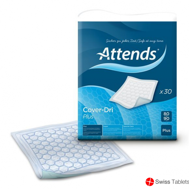 Attends Cover Dri Unterl Plus 80x170cm Beutel 30 Stück buy online