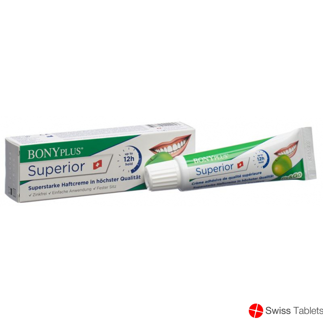 Bony Plus Haftcreme Superstark 12 Stunden Tube 40g buy online