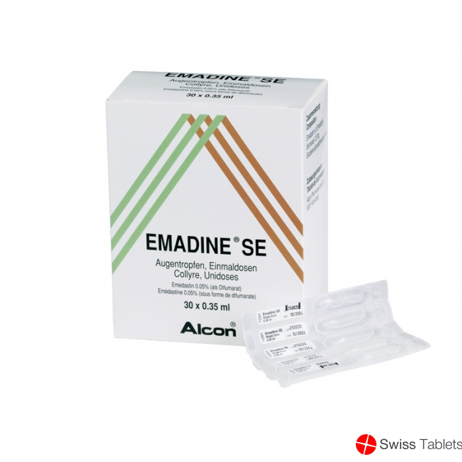 Emadine Se Augentropfen 30 Monodosen buy online