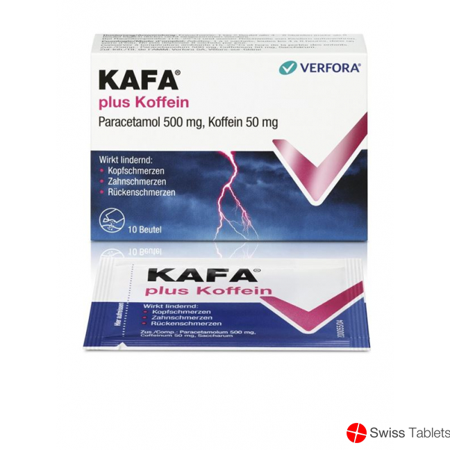 Kafa Plus Koffein Pulver Beutel 10 Stück buy online