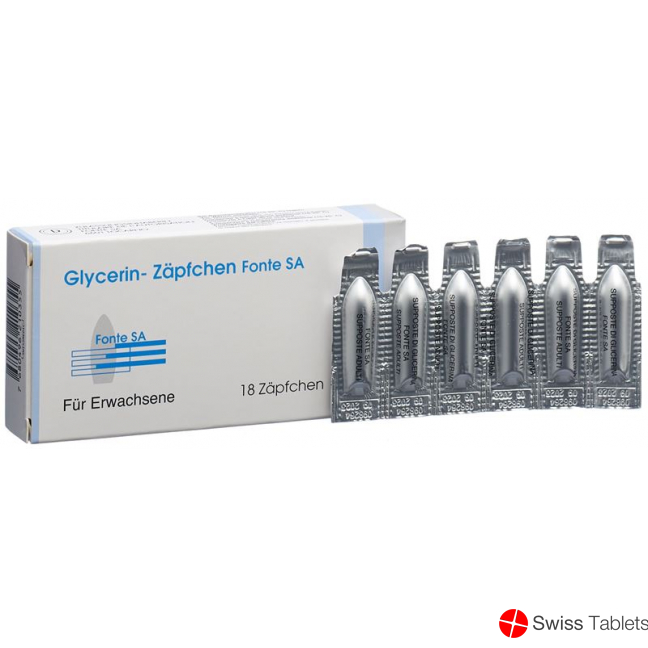 Glycerinzäpfchen Fonte für Erwachsene 18 Stück buy online