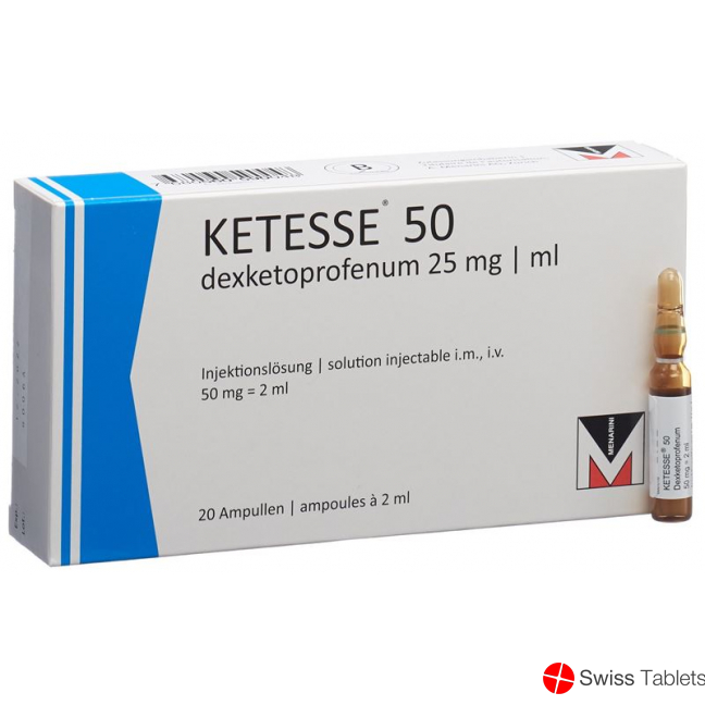 Ketesse Injektionslösung 50mg/2ml 20 Ampullen 2ml buy online