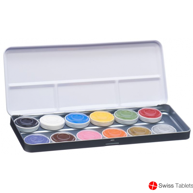 Carneval Color Aqua make-up palette 12x 4ml buy online