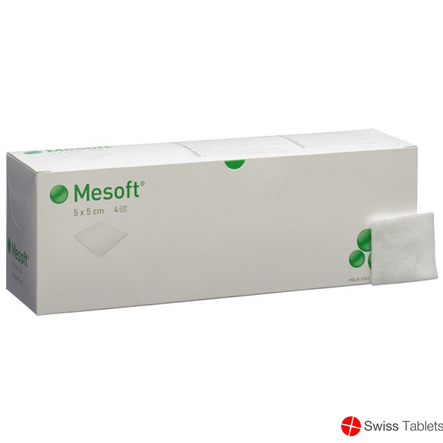 Mesoft Vlieskompressen 5x5cm Steril 75x 2 Stück buy online