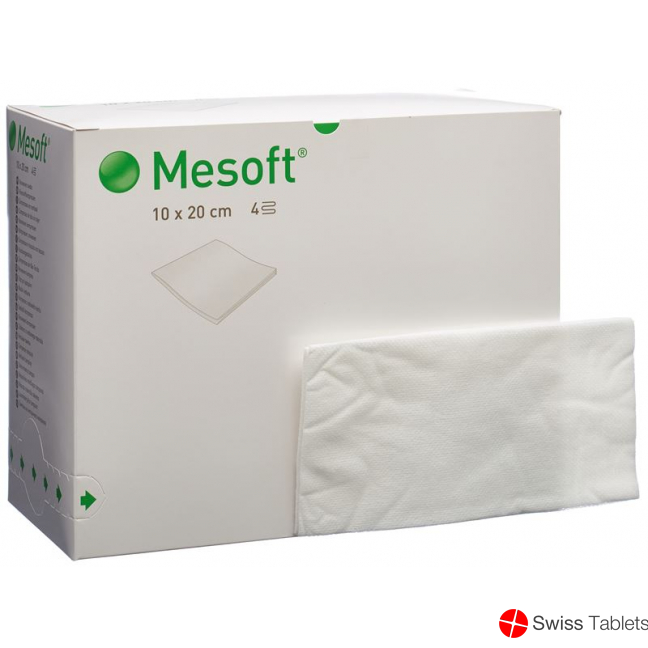 Mesoft Kompressen 10x20cm Steril 60x 2 Stück buy online