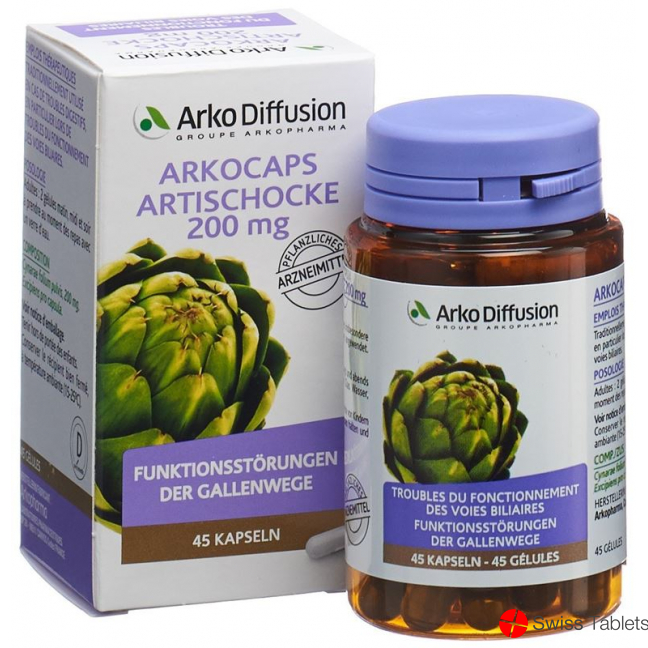 Arkocaps Artischocken Kapseln 200mg 45 Stück buy online