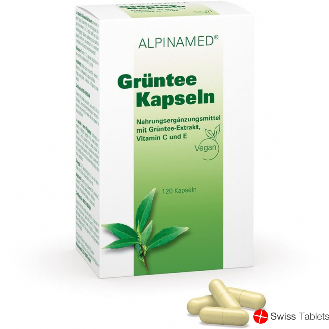 Alpinamed Green Tea 120 Capsules buy online