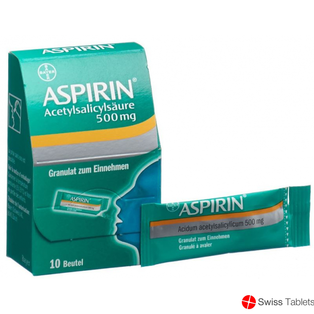Aspirin Granulat 500mg 10 Beutel buy online