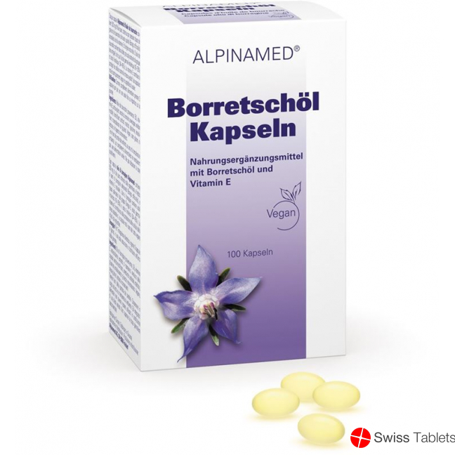 Alpinamed Borage Oil Capsules 100 Pieces buy online