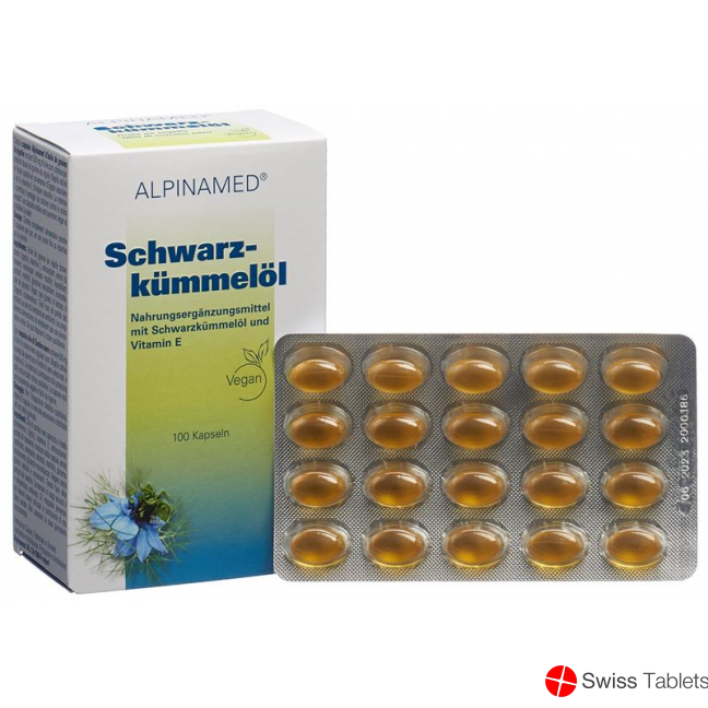 Alpinamed Black Cumin Oil Capsules 100 pieces buy online
