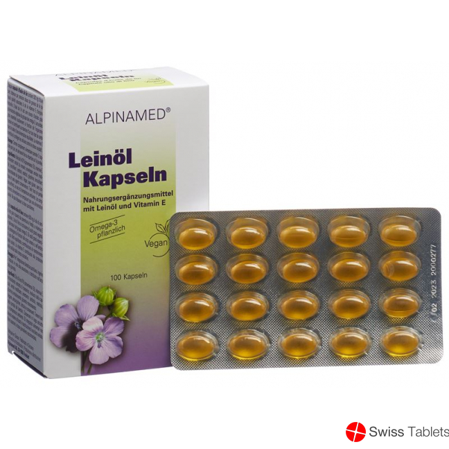 Alpinamed Linseed Oil 100 Capsules buy online