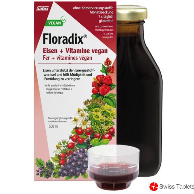 Floradix HA Vitamins + Organic Iron 500 ml