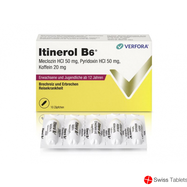 Itinerol B6 10 Zäpfchen für Erwachsene buy online