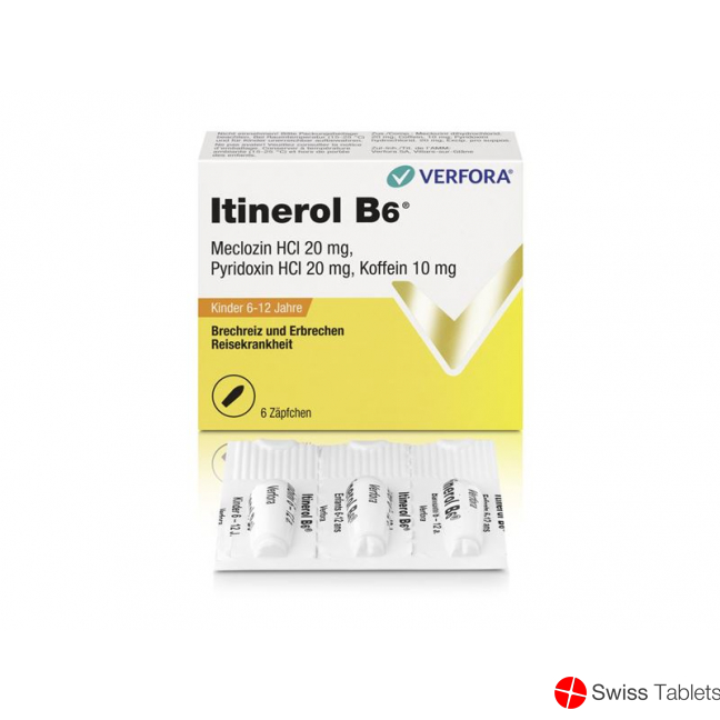 Itinerol B6 6 Zäpfchen für Kinder buy online
