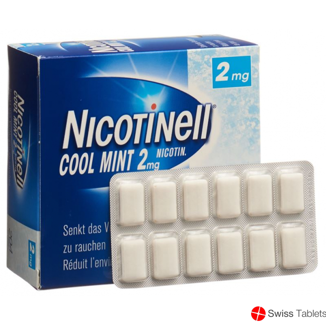 Nicotinell Cool Mint 2mg 204 Kaugummi buy online