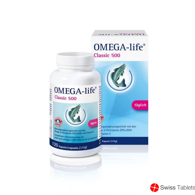 Omega-life 500mg 120 Kapseln buy online