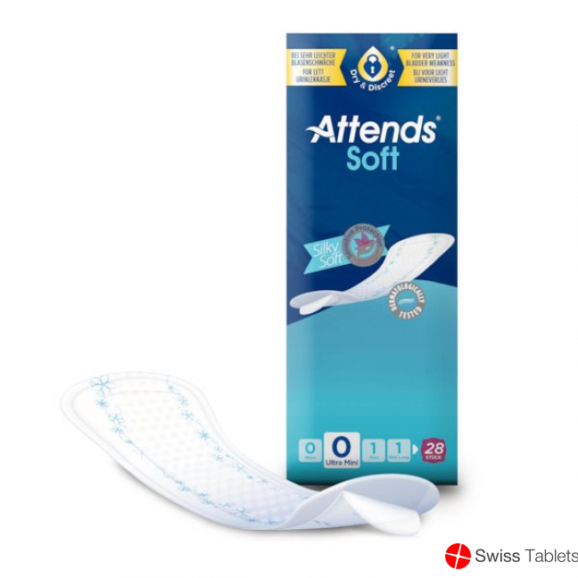 Attends Soft 0 Ultra Mini Einlagen Beutel 28 Stück buy online