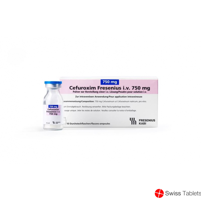 Cefuroxim Fresenius 750mg i.v. Durchstechflasche 10 Stück buy online