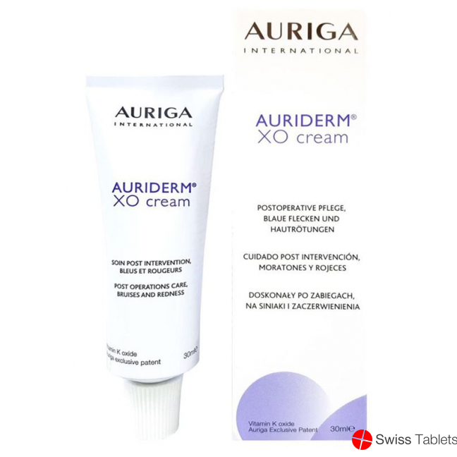 Auriderm Xo Creme Roetung,bl Flecke,prell Tube 30ml buy online
