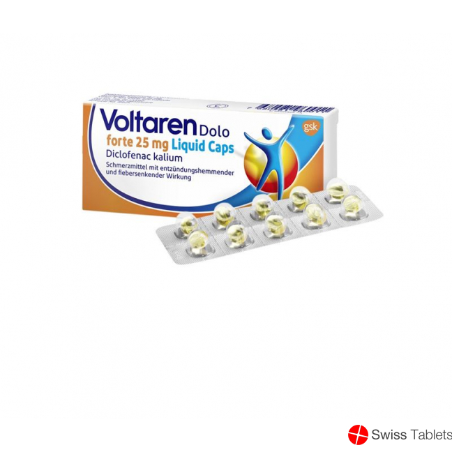 Voltaren Dolo Forte Liquid 25mg 10 Kapseln buy online