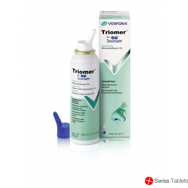 Triomer Nasenspray Sinomarin Hypertonisch 125ml buy online