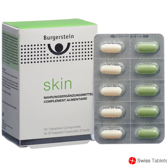 Burgerstein Skin 30 tablets + 30 capsules buy online
