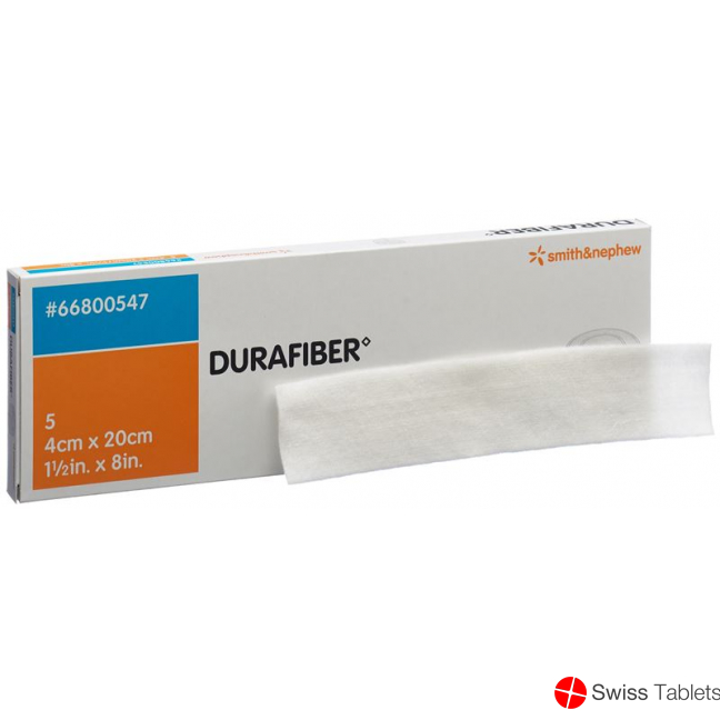 Durafiber Wundauflage 4x20cm Steril 5 Stück buy online