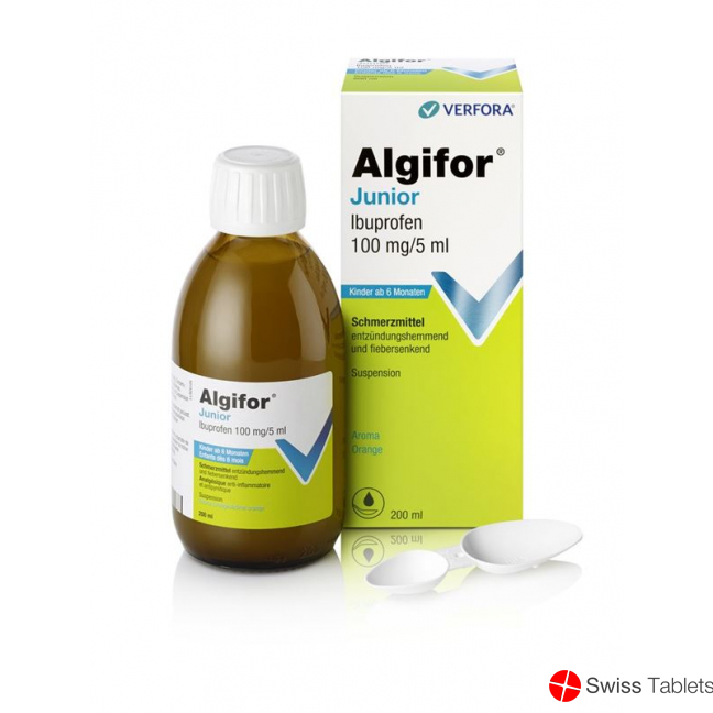 Algifor Junior Suspension 100mg/5ml Neu 200ml buy online