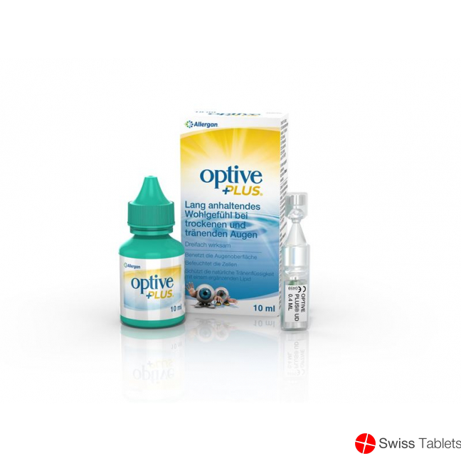 Optive Plus UD eye care drops 30 Monodos 0.4 ml