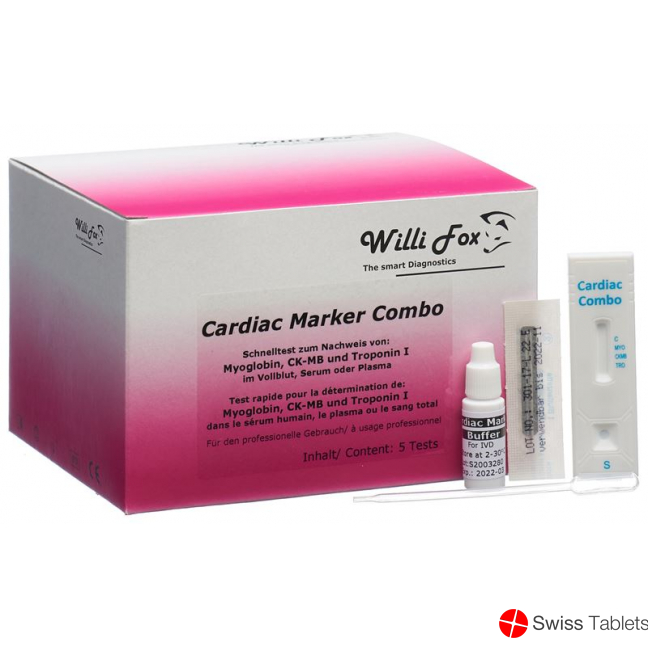 Willi Fox Cardiac Marker ComboTest 5 pcs