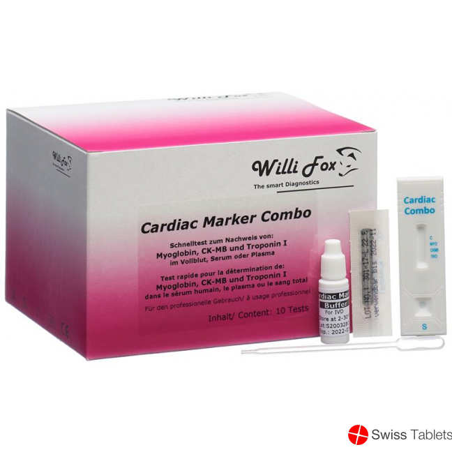 Willi Fox Cardiac Marker Test Combo 10 pcs