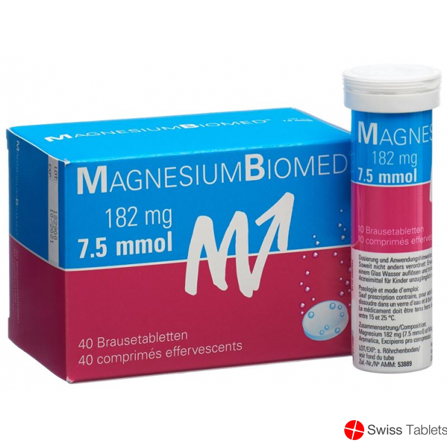 Magnesium Biomed Brausetabl 40 pcs
