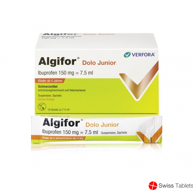 Algifor Dolo Junior Susp 150 mg / 7.5ml 18 Btl 7.5 ml
