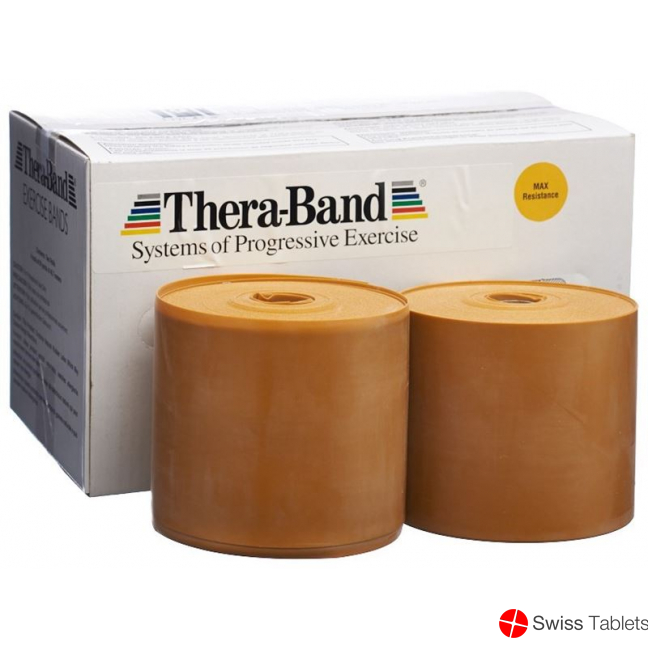 Theraband 45mx12.7cm gold max strong