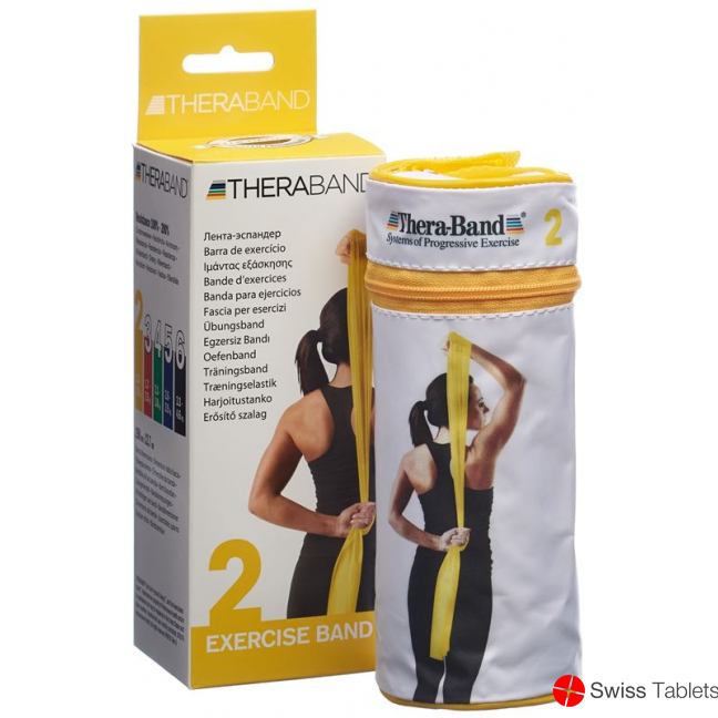 Theraband 2.5mx12.7cm yellow light