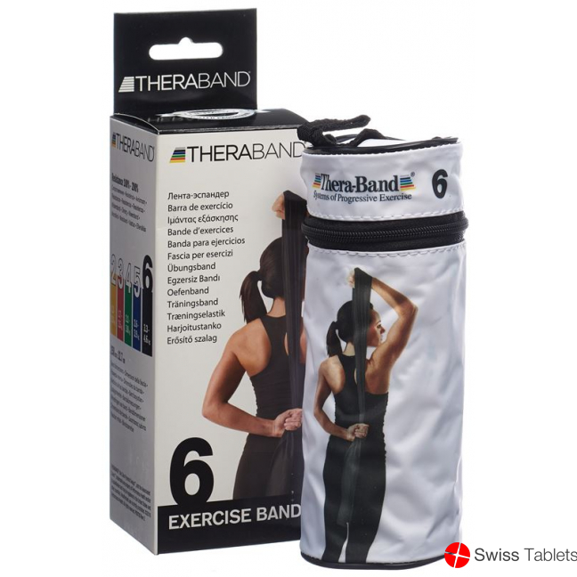 Theraband 2.5mx12.7cm black special strong