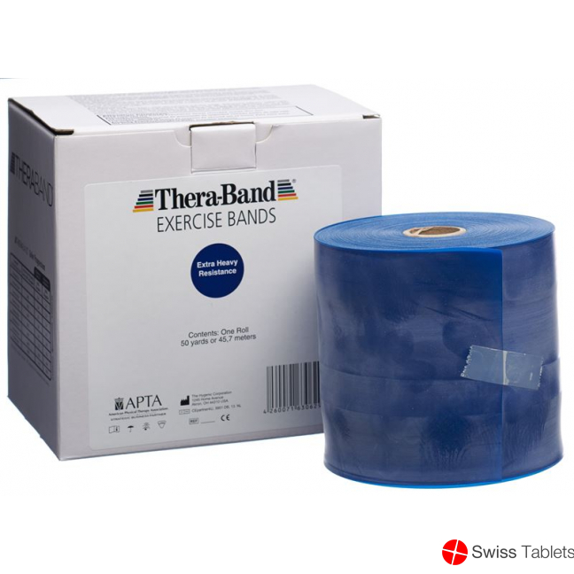Theraband 45mx12.7cm blue Extra Strength