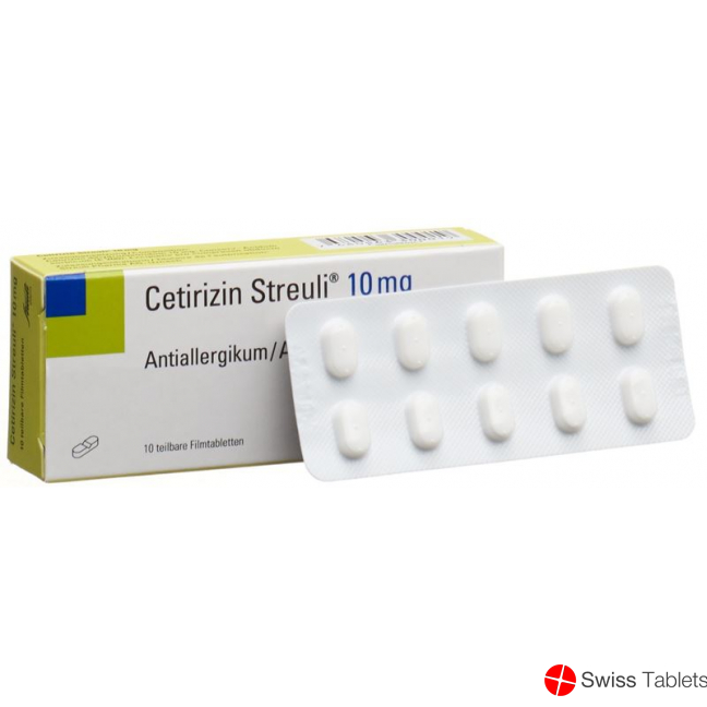 Cetirizine Streuli Filmtabl 10 mg 10 pcs