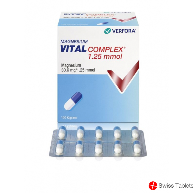 Magnesium Vital Complex Kaps 25.1 mmol 100 pcs