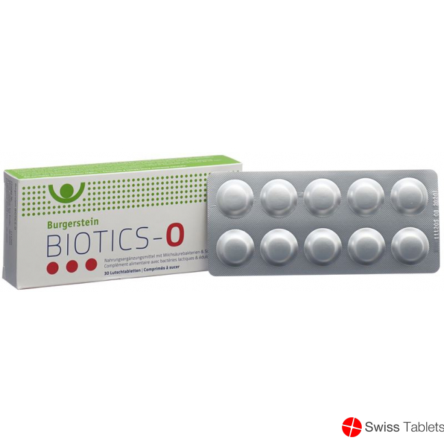 Burgerstein Biotics-O tablets Blist 30 pieces buy online