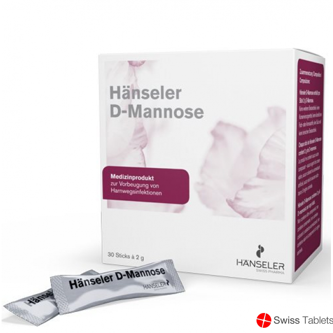 Hanseler D-Mannose 30 sticks 2 g buy online