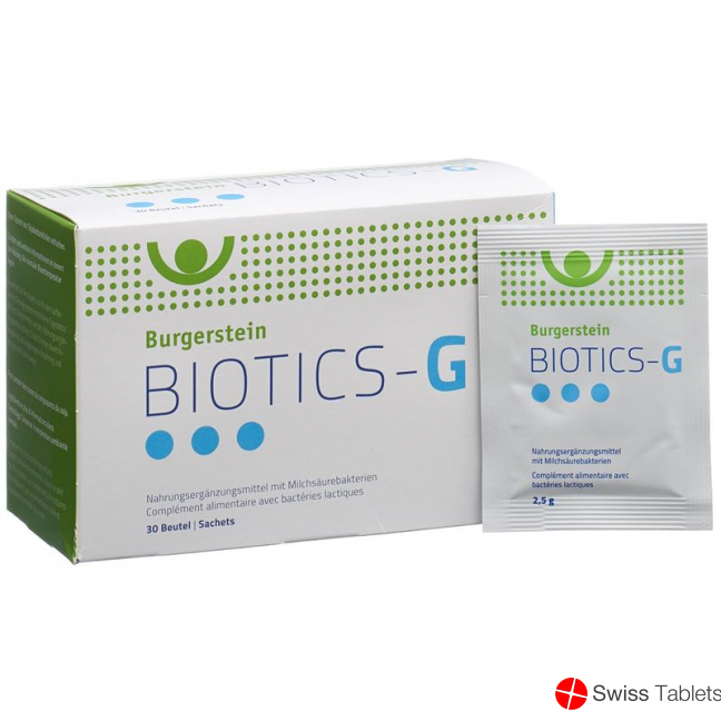 Burgerstein Biotics-G Plv Btl 30 pieces buy online