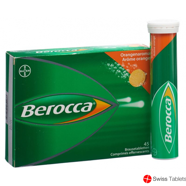 Berocca Brausetabl Orange flavor 45 pcs