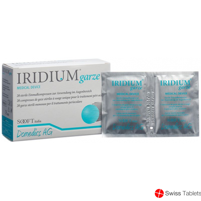 IRIDIUM Garze Einmalkompressen sterile 20 pcs