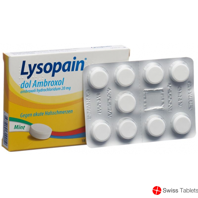 Lysopain Dol Ambroxol Mint 18 Stück buy online