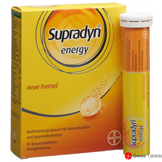 Supradyn Pro Energy-Complex Effervescent tablets 45 pieces buy online