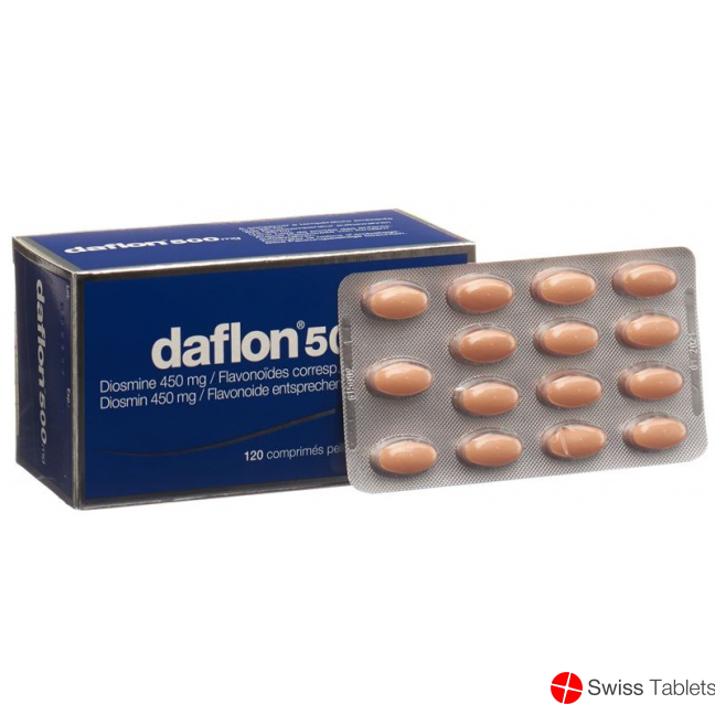Daflon Filmtabletten 500mg 120 Stück buy online